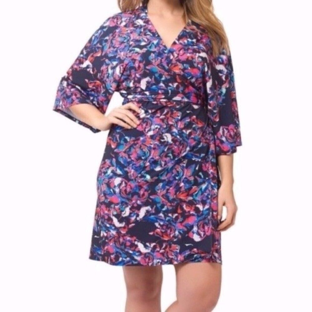 AMANDA RICHARDS | NWT plus size kimono wrap dress